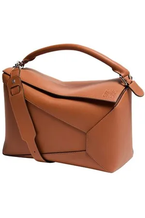 Loewe Große Tasche Puzzle Edge aus klassischem Kalbsleder