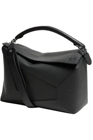 Loewe Große Tasche Puzzle Edge aus genarbtem Kalbsleder