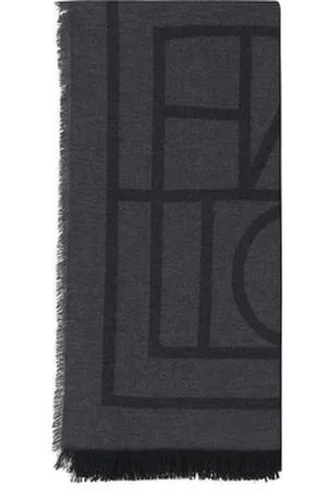 Totême Kaschmirschal aus Wolle mit Monogramm