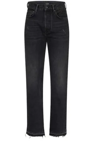 AMIRI Released Hem Straight-Leg-Jeans mit ausgefransten Kanten