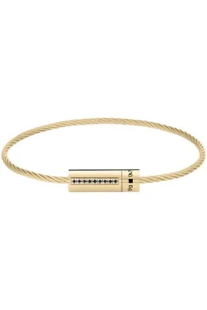 Le Gramme Kabelarmband mit Serti-Diamanten Le 9 g