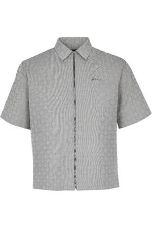 Givenchy Hemd mit Reißverschluss aus Jacquard mit Monogramm 72