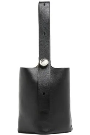 Loewe Grand Pebble Bucket aus weichem Kalbsleder
