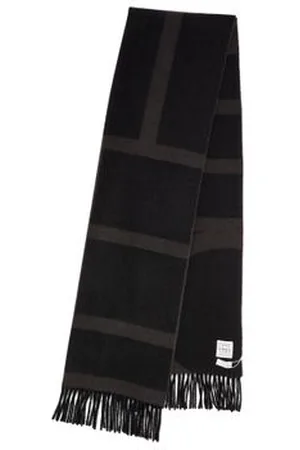 Totême Monogramm-Jacquard-Wollschal