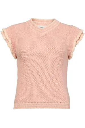 Chloé Strickpullover aus Wolle mit Rüschen