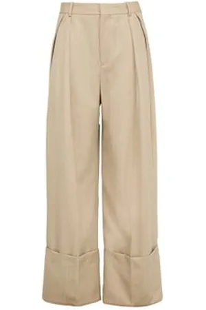 Victoria Beckham Weite Hose mit umgeschlagenem Bein