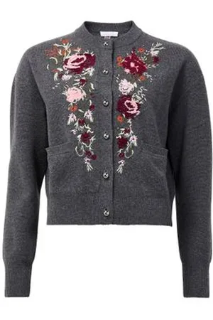 Paco rabanne Mit Blütenmustern bestickter Cardigan