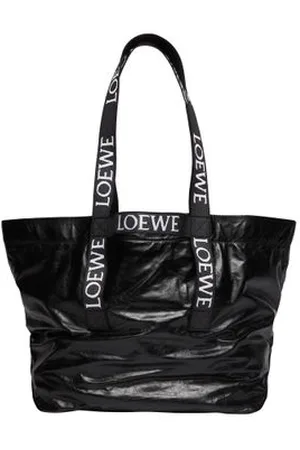 Loewe Fold Shopper aus Papier-Kalbsleder