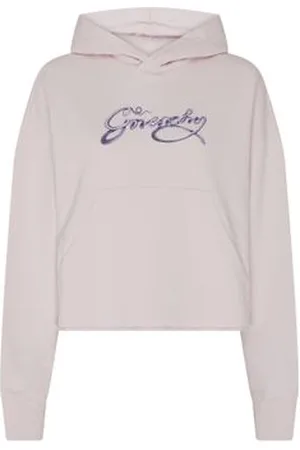 Givenchy Hoodie Cropped Fit aus Molton mit Schlangenprint