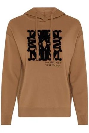 Max Mara Kapuzenpullover mit Logo Sfinge