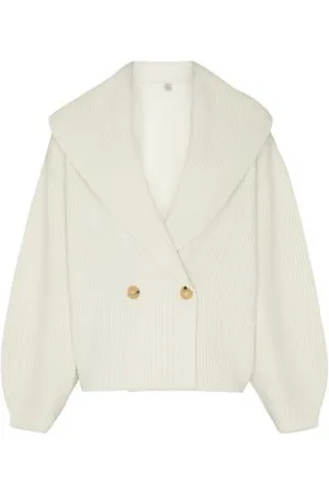 Totême Shawl-Lappen-Strickjacke