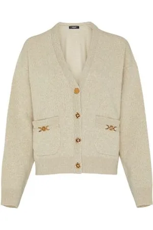 VERSACE Cardigan aus Wolle und Kaschmir