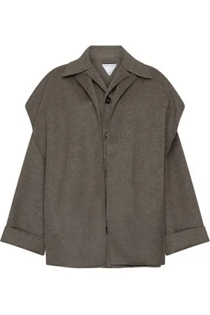 Bottega Veneta Mantel aus Wolle und Kaschmir
