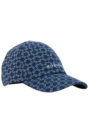Givenchy Bestickte Kappe aus Denim mit Monogramm 72
