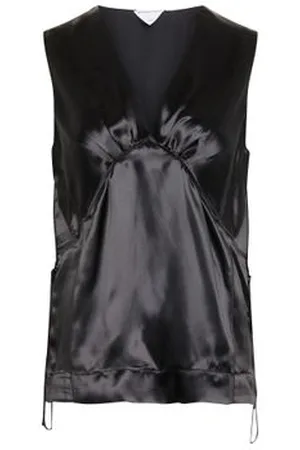Bottega Veneta Top aus fließendem Satin