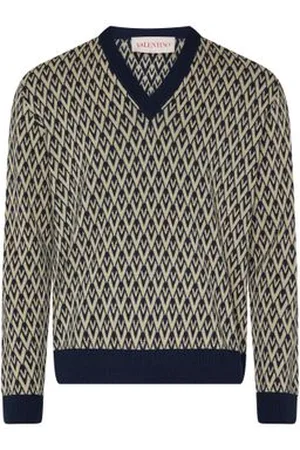 VALENTINO GARAVANI Pullover aus Wolle mit V-Ausschnitt