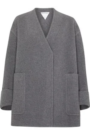 Bottega Veneta Kaschmir Zweireihiger Mantel