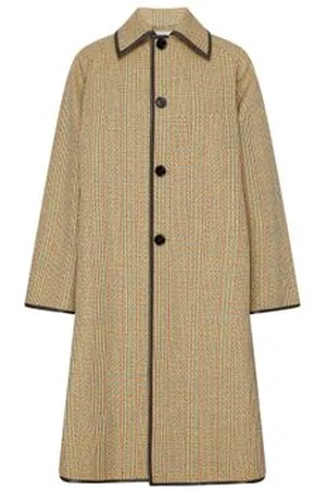 Bottega Veneta Langer Mantel in weiter Passform