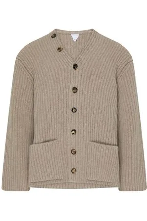 Bottega Veneta Cardigan aus schwerer Wolle