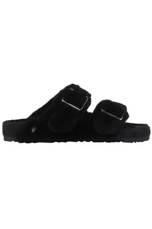 Birkenstock Lammfell-Sandalen Arizona