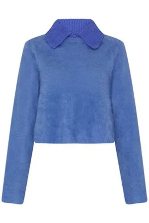 Loewe Polopullover aus Wolle und Mohair