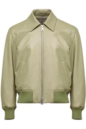 Ami Lederjacke mit Reißverschluss