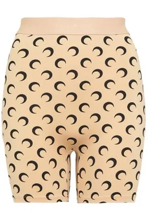 Marine Serre Moon-Mini-Shorts aus recyceltem Jersey