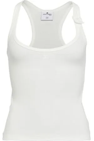 Courrèges 90er-Jahre-Ripp-Tanktop mit Schnalle