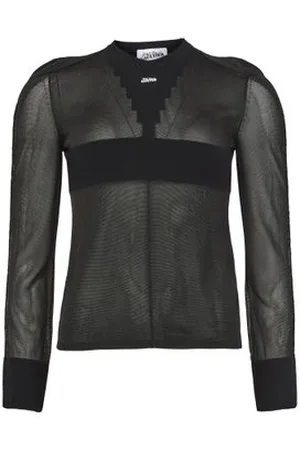 Jean Paul Gaultier Rundhals-Strickpullover aus Viscose mit langem Arm The Viscose