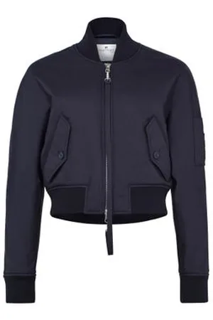 Courrèges Bomberjacke aus Polycotton in Scuba-Optik