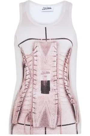 Jean Paul Gaultier Bedrucktes Tanktop Trompe-l