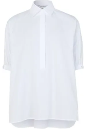 Max Mara Bluse aus Baumwollpopeline Teano