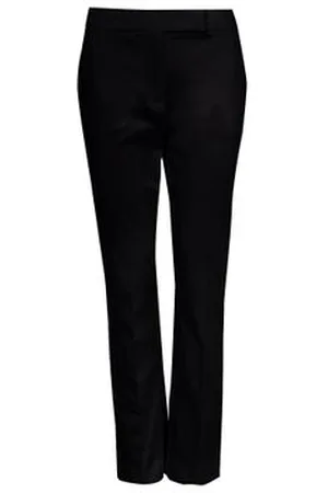 Max Mara Zigarettenhose aus Baumwolle Okra
