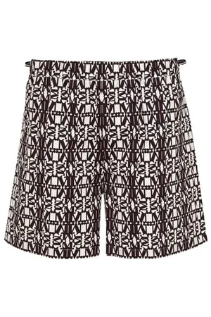 Max Mara Shorts aus Baumwollpopeline mit Print Taiga