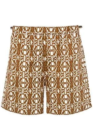 Max Mara Shorts aus Baumwollpopeline mit Print Taiga