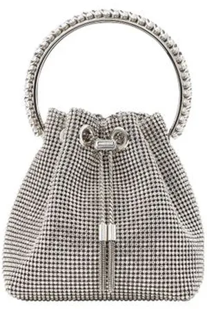 Jimmy Choo Tasche Bon Bon aus Satin mit Kristallen