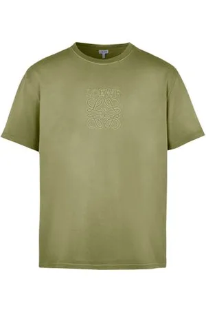 Loewe Lässiges T-Shirt mit Rundhalsausschnitt aus Baumwolle