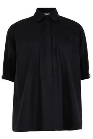 Max Mara Bluse aus Baumwollpopeline Teano