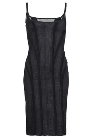 MUGLER Kurzes Kleid im Materialmix