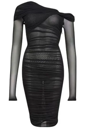 MUGLER Kurzes Mesh-Kleid
