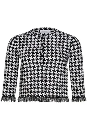 Alexander McQueen Cardigan mit Pied-de-Poule-Muster