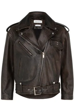 Alexander McQueen Oversize-Jacke aus Leder