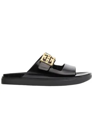 Givenchy Flache Mules 4G Liquid aus Leder