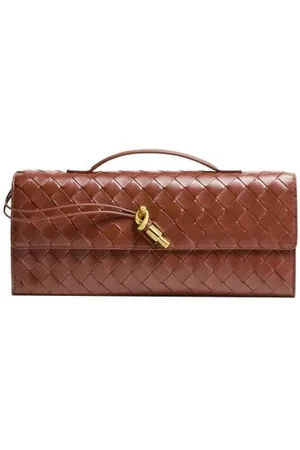Bottega Veneta Lange Clutch mit Henkel Andiamo