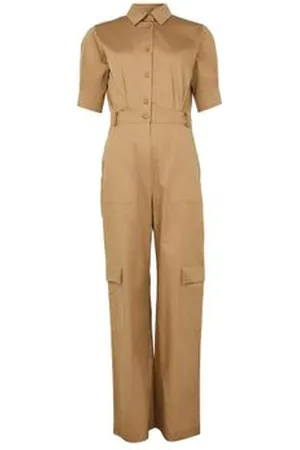 Max Mara Jumpsuit aus Baumwollgabardine Filippo