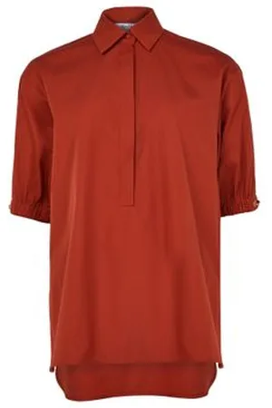 Max Mara Bluse aus Baumwollpopeline Teano
