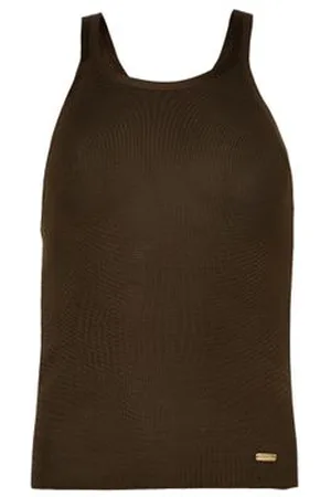 Tom Ford Tanktop mit Racerback und Stickerei 18gg