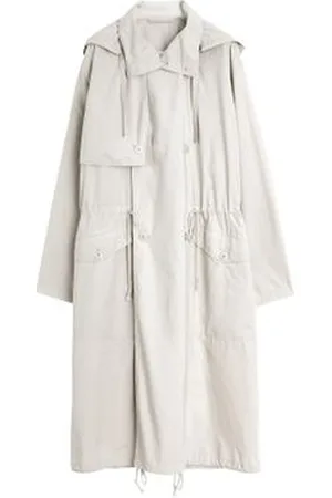 LEMAIRE Leichter Trenchcoat mit Kapuze