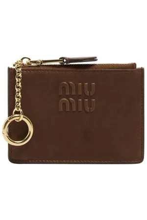 Miu Miu Kartenetui aus Leder