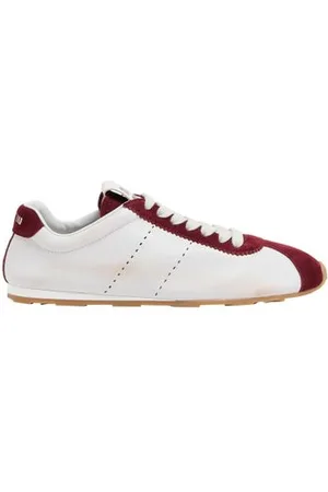 Miu Miu Sneaker aus zweifarbigem Nappaleder